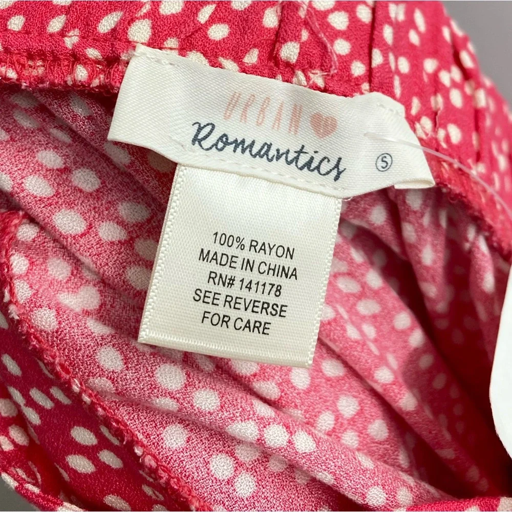 NWT URBAN Romantics Small Pink & White Ruffle Belted Mini Skirt Skort - Picture 3 of 6